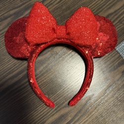 Disney Red Sequence Ears