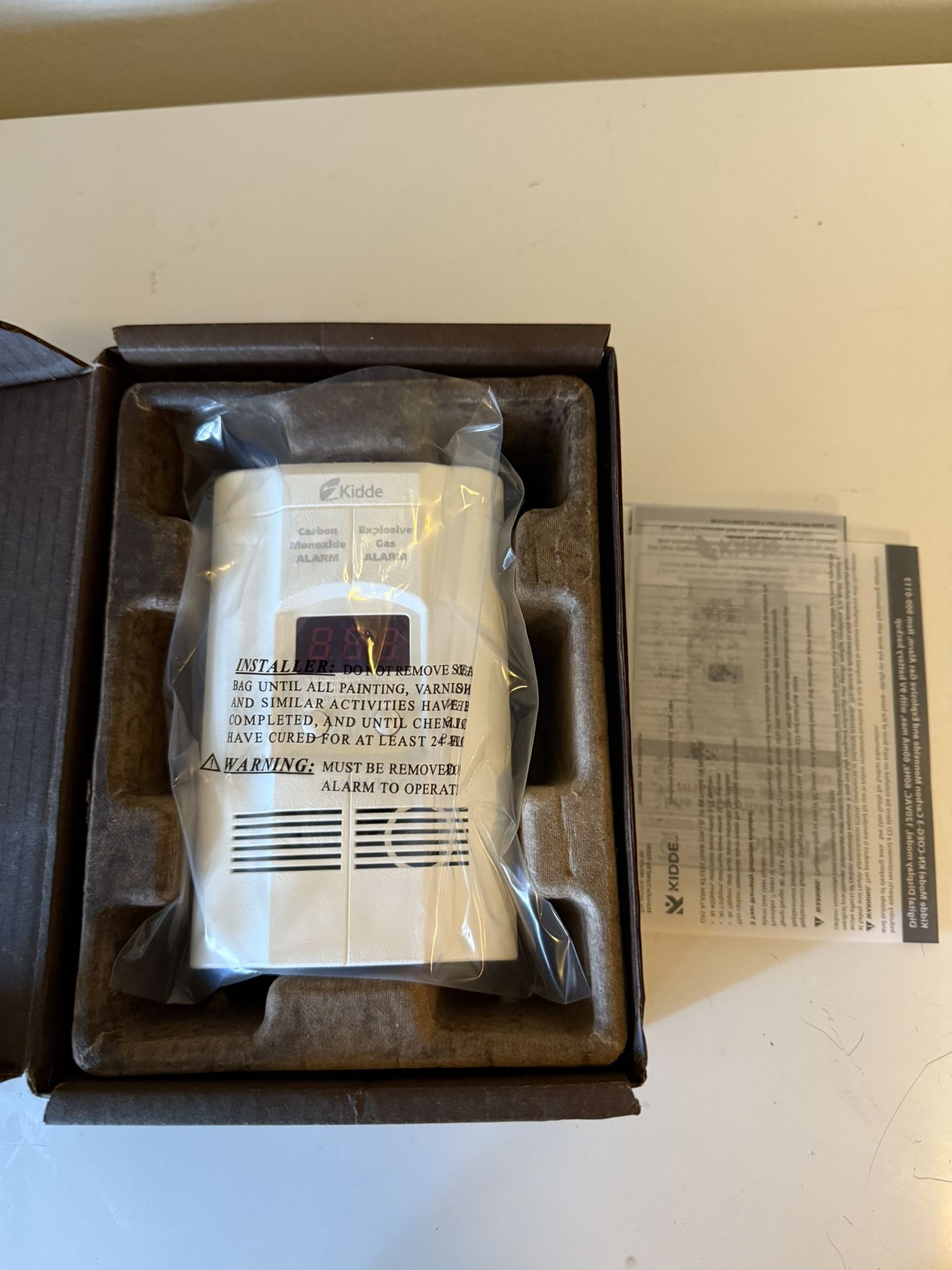Kidde Model KN-COEG-3 Explosive Gas Alarm Carbon Monoxide Detector 