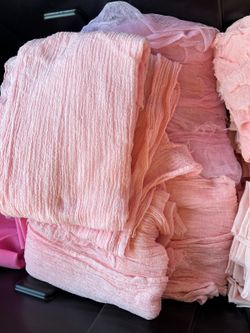 Pink Cheesecloth Decoration