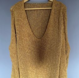 Free people knit summer top size S and booties size 7W