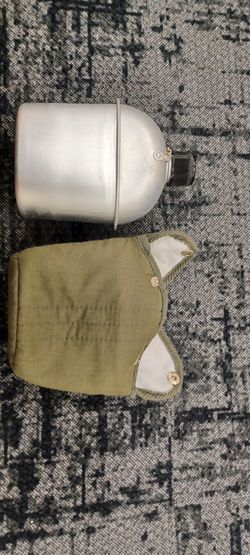 Aluminum army style canteen