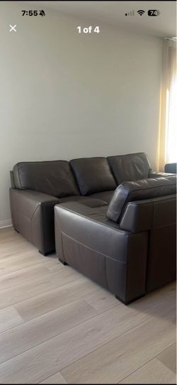 Natuzzi TOP GRAIN LEATHER SOFAS
