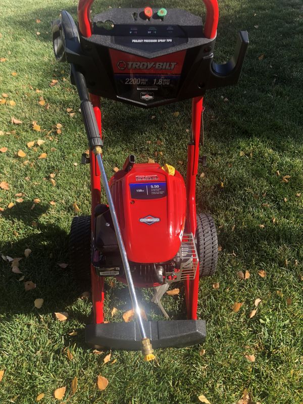 TroyBilt Pressure Washer 2200 PSI Briggs & Stratton for Sale in