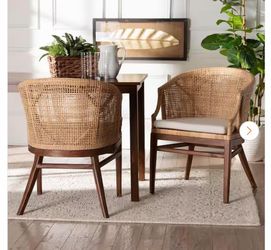 Lumajang Light Honey Rattan Dining Chair (Set of 4)