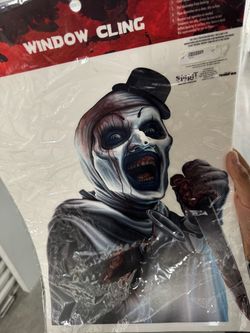 Terrifier Art the Clown Window Cling
