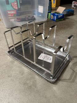 Pot Lid Organizer Rack