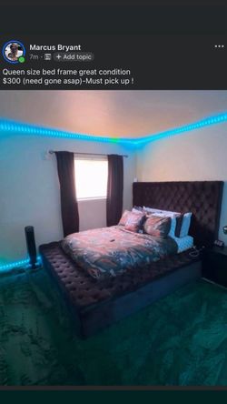 Queen size bed frame