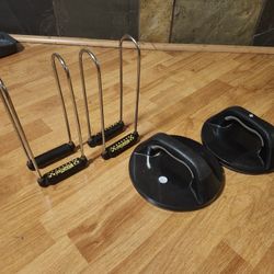 Push up stands, weight taxi dumbbell carriers 