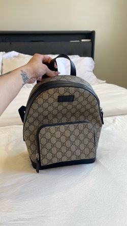 Gucci GG supreme monogram small eden bagpack