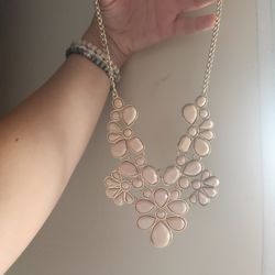 5$ Pink Statement Necklace 