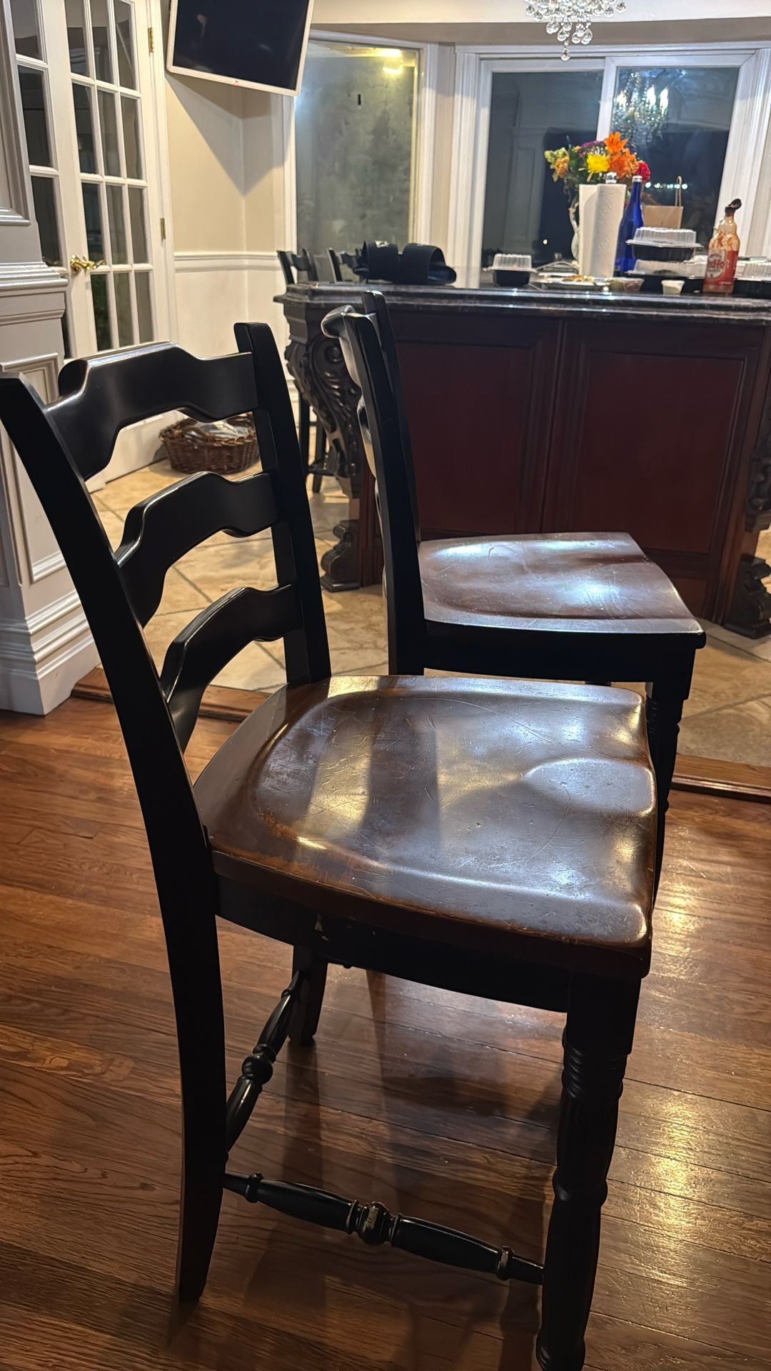 Solid Wood Bar Stools