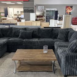 OM• $38 Initial • Brand New Mostar Sectional With Chaise 