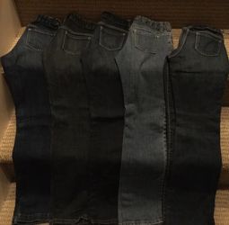 Lot of five Old Navy jeans girls 10