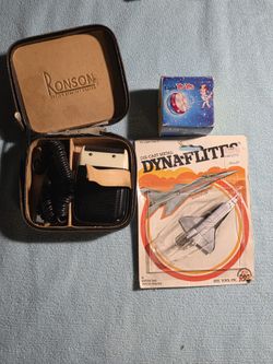 Vintage Ronson Shaver Vintage Toys Yoyos Light Up And Space Ship In Package 80s 