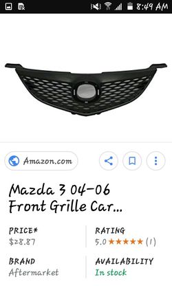 Mazda 3 06 grill