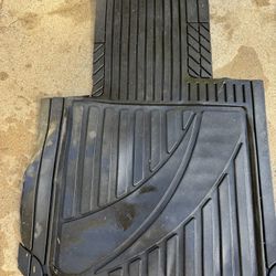 Black Rubber Car Floor Mats 