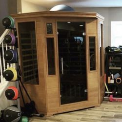 Genesis Series 3 Person Carbon Corner Sauna