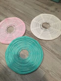 12” Chinese paper lanterns