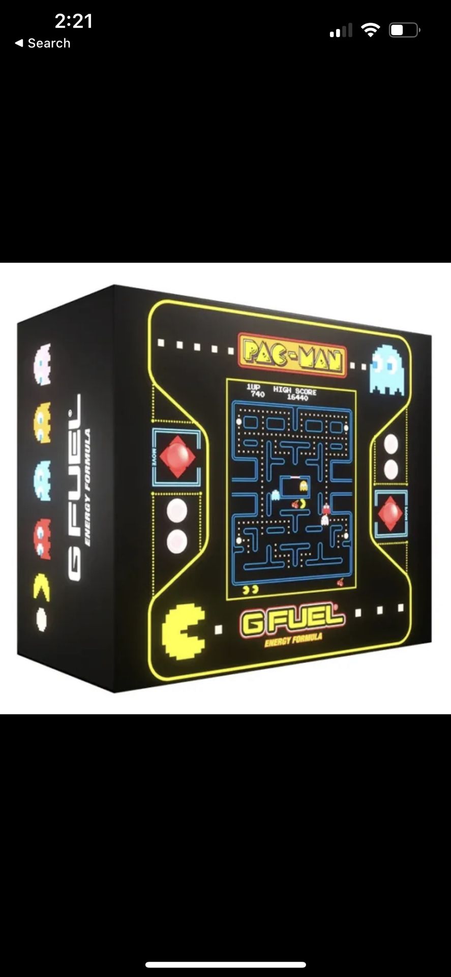 GFuel Pac-Man Limited Edition Box - Collectors Edition LIGHT UP BOX - Brand New