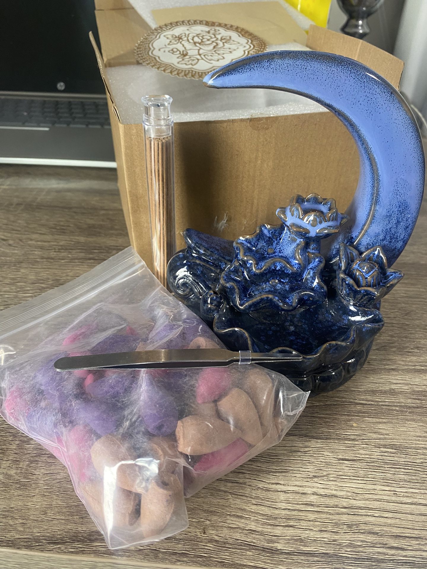 Moon Waterfall Incense Burner