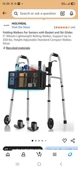 Walker with storage