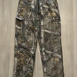 Y2K Gamewinner Realtree Camo Cargo Pants Mens Large 