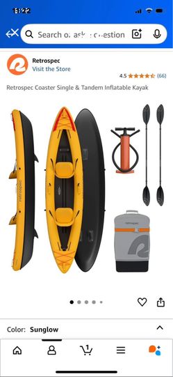 Kayake-2 person inflatable. Made by retrospect