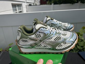 Green And Silver Bottega Size 9 