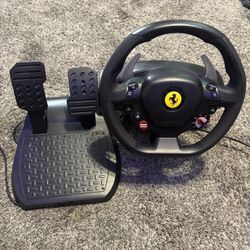 Thrustmaster steering wheel system