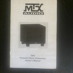 12 Inch Mtx Subwoofer