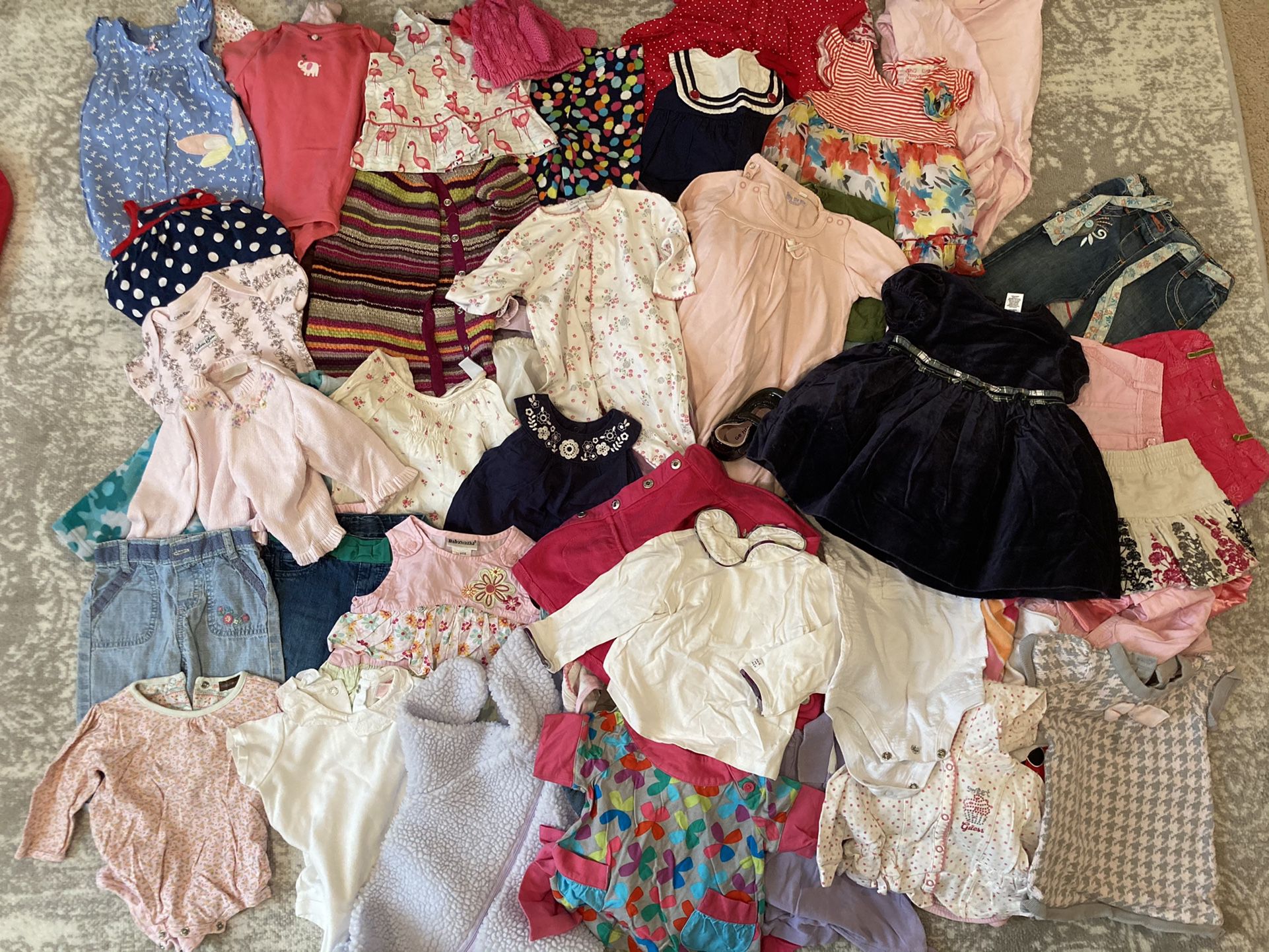 Lot Of Baby Girl Clothes