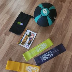 GoFit Bands And Medicine Ball 