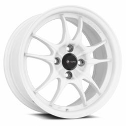 VORS LT10 White Wheels 15x7 Set of 4 New