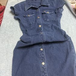 Guess Xs Denim Dress 