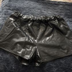 Leather Shorts 