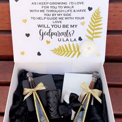 Will you be my Padrinos Godparents proposal box