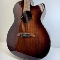 Beautiful Alvarez AF66CESHB Folk Cutaway Acoustic Electric Guitar Shadowburst (Like New)