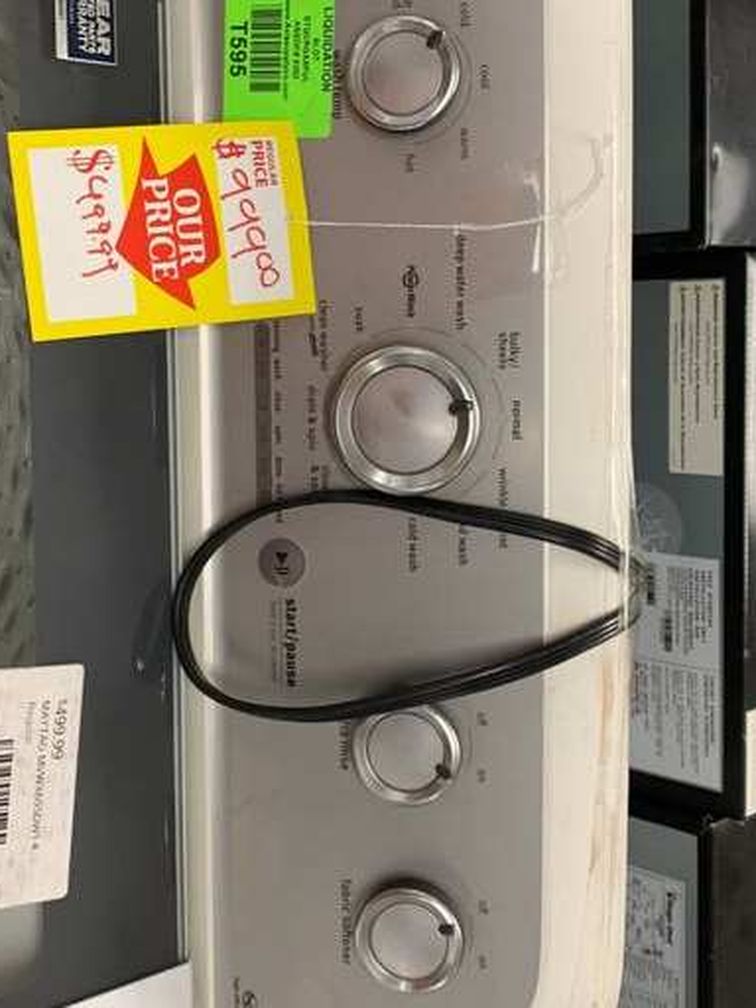 MAYTAG MVWX655DW WASHER 45C31