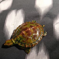 Small Vintage Turtle. Looks Realistic Like the Tiny Turtle Pets