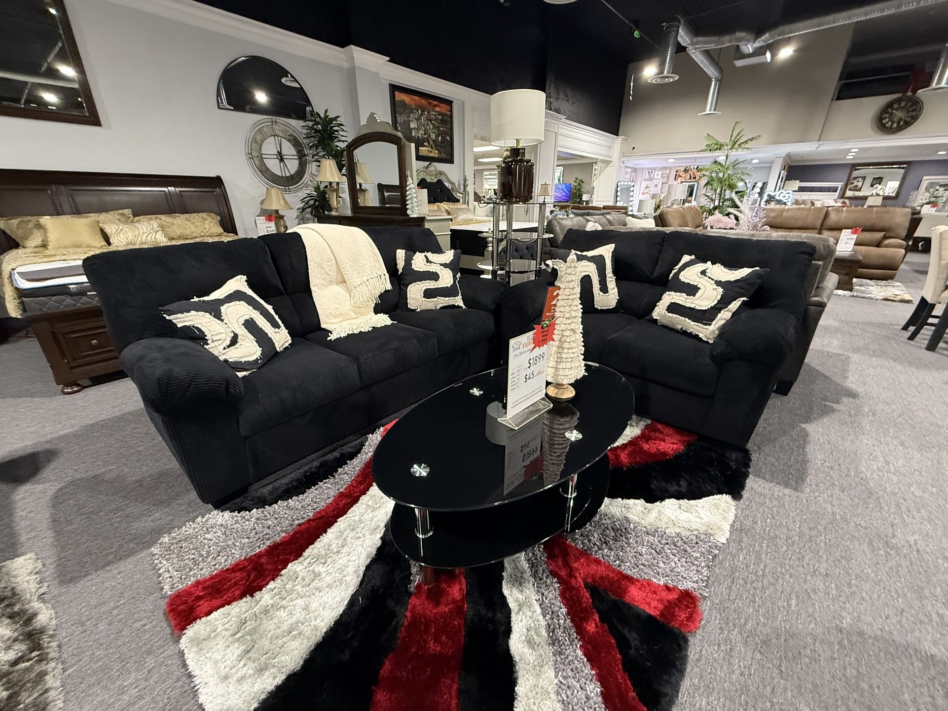 2 Pc Sofa And Loveseat Financing Available No Credit Needed