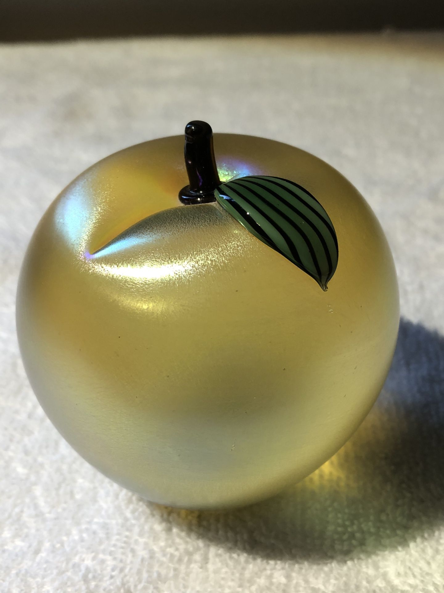 Rare Apple Paperweight Signed and numbered see more details
