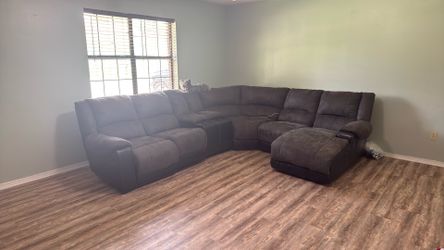 Couch with usb connections