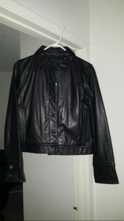 Banana Republic Ladies Leather Jacket Medium Size (100% Genuine Leather)