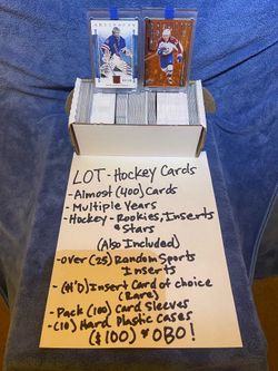 HOCKEY LOT OF CARDS WITH INSERTS