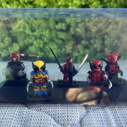 Lego Compatible Marvel Deadpool And Wolverine Blocks Box Set