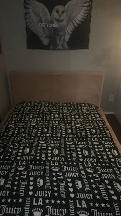 pink queen bed frame