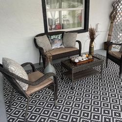 OUTDOOR PATIO FUTURE WICKER CHAIRS SET