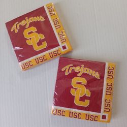 USC Trojans Paper Party Napkins (2) Packs