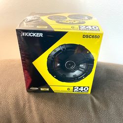 Kicker 6.5 speakers bocinas new nuevas only $80