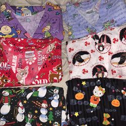 Scrub Tops 3xl $5 Each